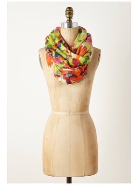 Anthro “Spring Garden Infinity Scarf” by Lulla